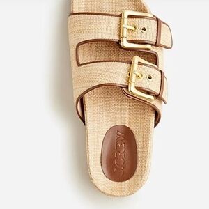 J.Crew NWB Marlow sandals in raffia 9